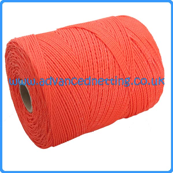 10/39 Orange Twisted PE Twine (1 kilo Spools) - Click Image to Close